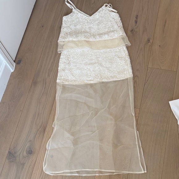 Dresses & Skirts - Sheer Ivory Set